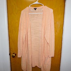 Torrid Size 4x Peach Cardigan